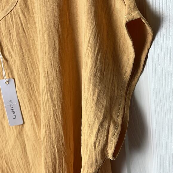 Six Fifty Twist Front Top Orange Yellow Large - Picture 7 of 7